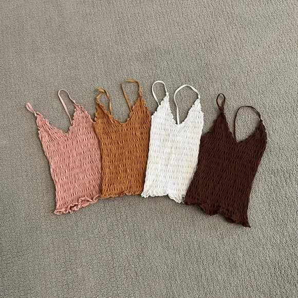 MISTY ROSE Free People Pucker Up Cami XS/S - Picture 2 of 6